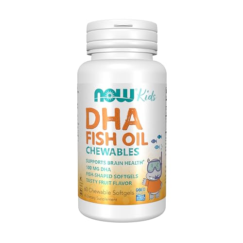 NOW Foods Supplements, DHA Kids 100 mg, Supports Brain 