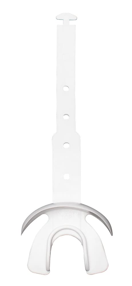 Markwort Doubleguard Mouthguard for Football, Lacrosse, MMA, Boxing, Braces - Breathable Doubleguard with Lip Protection and Strap,White