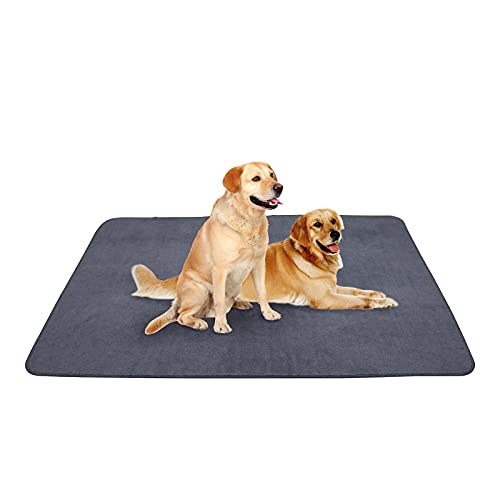 Peepeego Non-Slip Dog Pads Extra Large 72 x 72, Washable Puppy Pads with Fast Absorbent, Reusable, Waterproof for Training, Whelping, Housebreaking, Incontinence, for Playpen