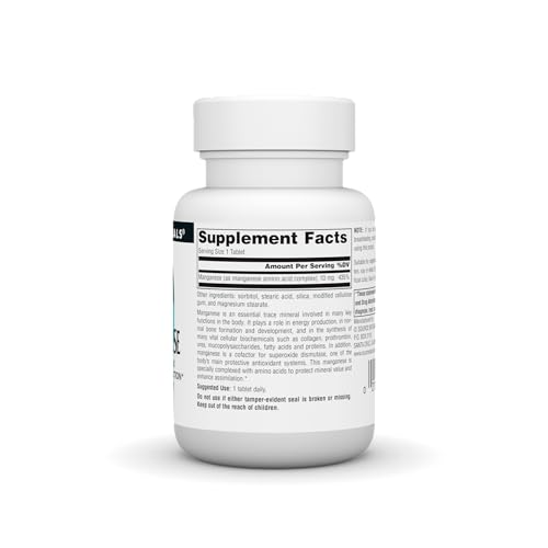 Source Naturals Manganese, Amino Acid Chelate - Support