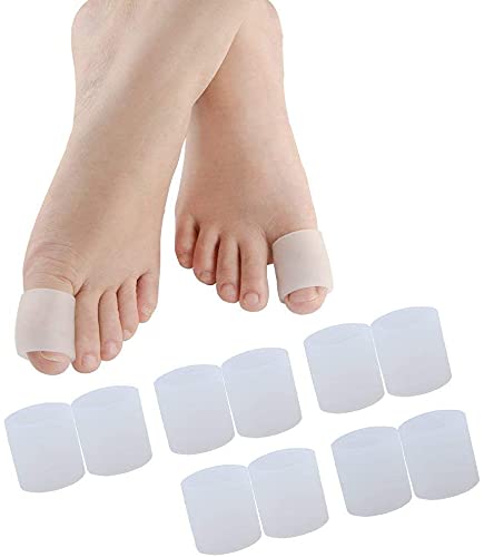 Povihome 10 Pack Big Gel Toe Sleeves, Big Toe Protector