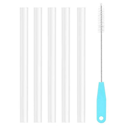 Replacement Straws for CamelBak eddy Kids 12oz Water Bottle,Accessories Set Include 5 BPA-FREE Straws and 1 Cleaning Brush