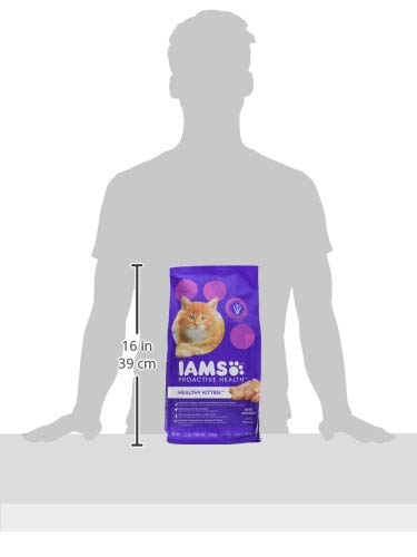 IAMS PROACTIVE HEALTH Healthy Kitten Dry Cat Food with Chicken Cat Kibble, 3.5 lb. Bag