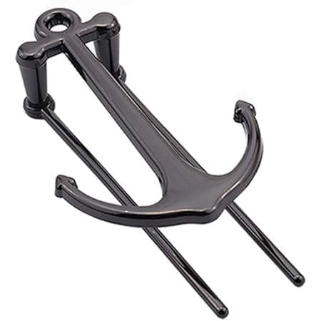 Anchor Book Page Holder Bookmark, Hands Free Reading Book Opener, Hold Books Open Tool, Classic Reading Accessories for Men Women Book Lovers, Elegant Black