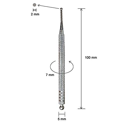 Double Headed Spring Loaded Ear and Body Point Probe St