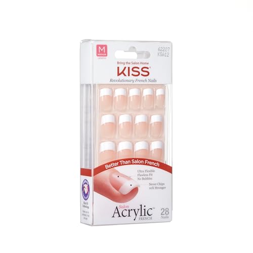 Kiss Salon Acrylic French Kit Rumour Mill (Medium Length)