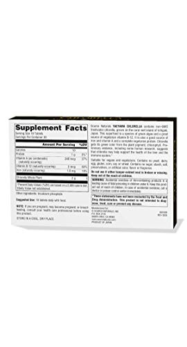 Source Naturals Yaeyama Chlorella Box 200 mg Freshwater Green Superfood, Plant-Based B12-300 Tablets