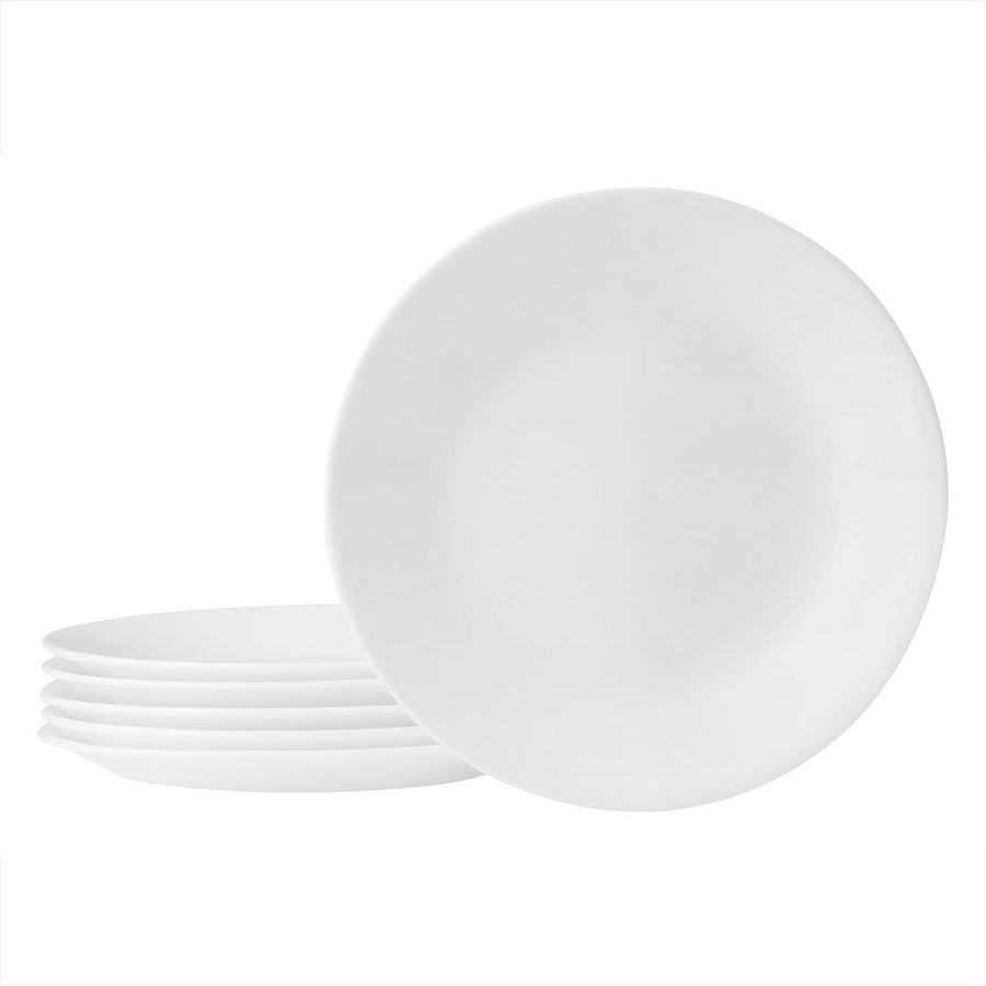 Corelle Vitrelle 6-Piece Salad Appetizer Plate Set, Tri