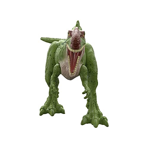Jurassic World Camp Cretaceous Fierce Force Dinosaur Action Figure, Monolophosaurus Dino Toy with Movable Joints, Realistic Sculpting &amp; Single-Strike Motion