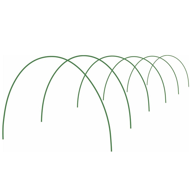 Greenhouse Hoops Hoop House Greenhouse Garden Hoops for Raised Beds Super Hoops Garden Tunnel Green House Hoops Garden Hoops and Netting Grow Tunnel Rowtunnel Fiberglass 5.9ft 6pack ONE Piece Design