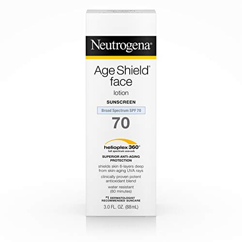 Age Shield Face Lotion Sunscreen Broad Spectrum SPF 70 - 3 Oz
