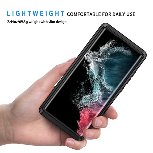 Lanhiem for Samsung Galaxy S22 Ultra Case, IP68 Waterpr