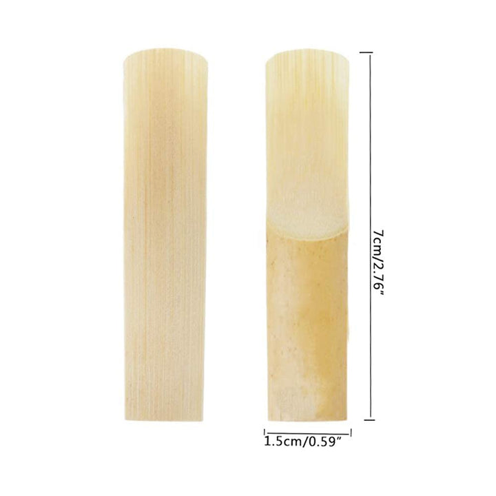 10pcs Alto Saxophone Reeds,Alto Eb Saxophone Reeds Lade Reed Strength 1.5 for Alto Sax Saxophone