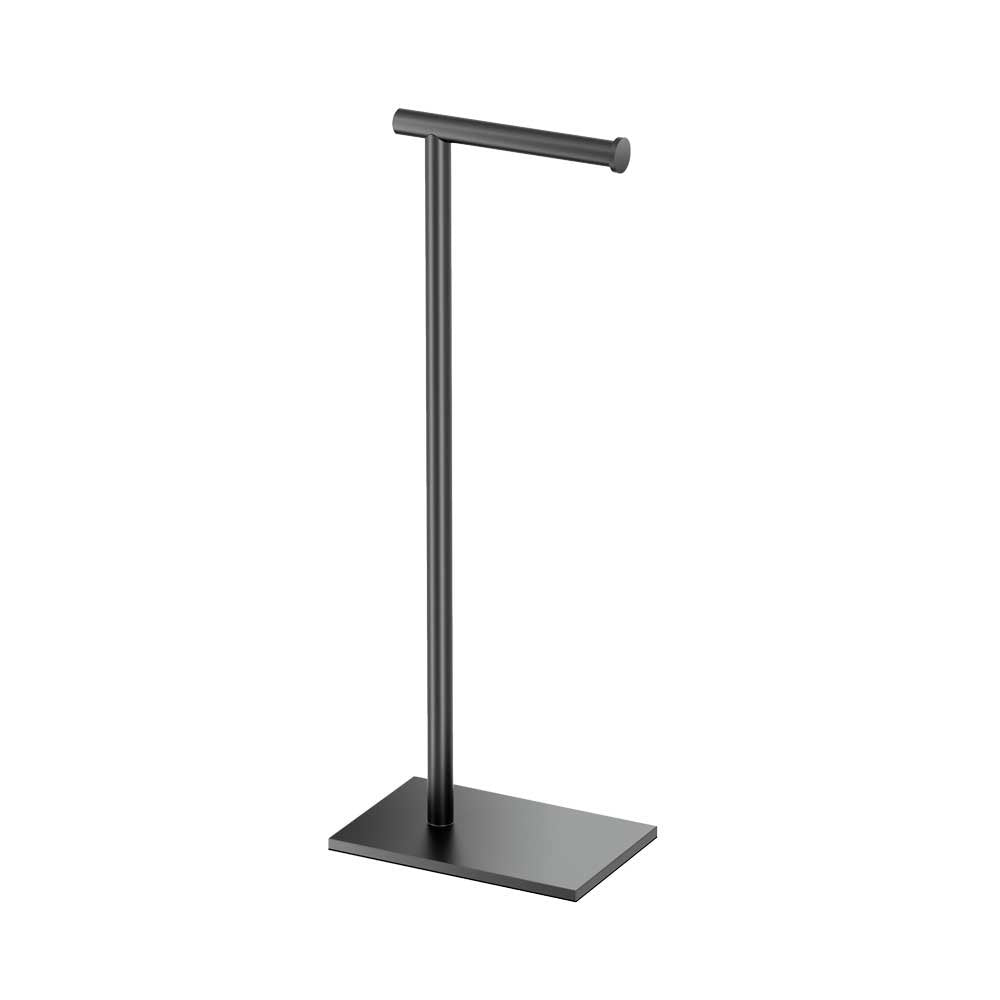Gatco 1431MX Modern Square Base Toilet Paper Holder Sta