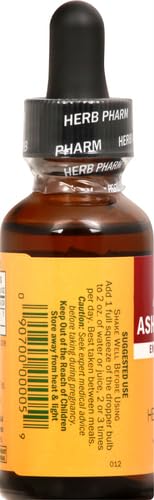 Certified Organic Ashwagandha Extract for Energy and Vitality, Grain, Organic Cane Alcohol, 1 Ounce
