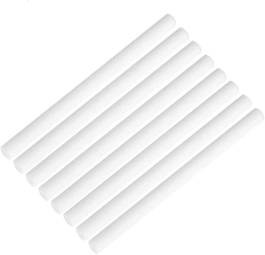 40 Pieces Humidifier Cotton Sticks, Cotton Filter Sticks for Humidifiers, Refill Sticks Filter Wicks Replacement for Portable Personal USB Powered Mini Humidifier for Office Bedroom, 7 * 87mm