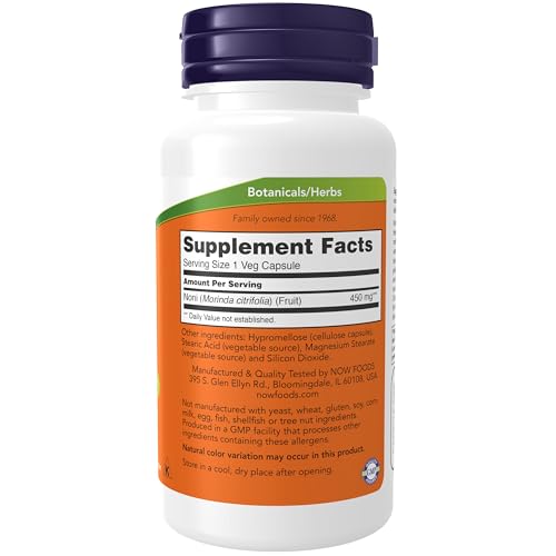 NOW Foods Supplements, Noni (Morinda citrifolia) 450 mg