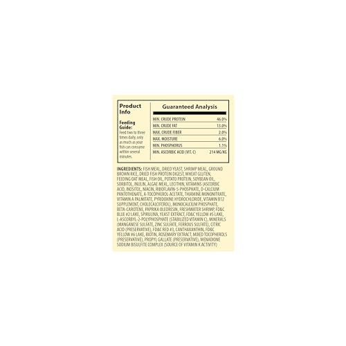 Color Tropical Flakes, Color Boosting Fish Food, Nutritionally Balanced Diet for Tropical Fish, 7.06 oz (Pack of 1)