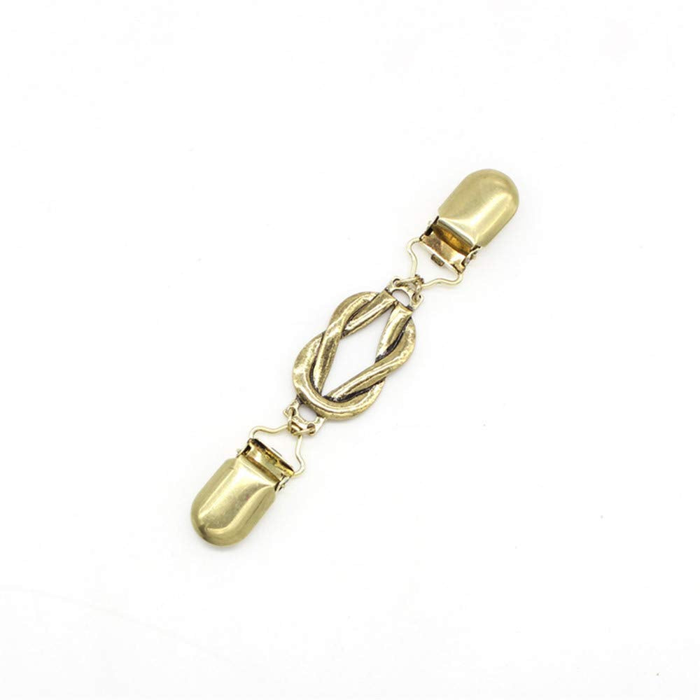 EvaGO 2 Pieces Retro Sweater Clips Cardigan Collar Clip