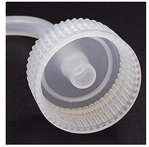 2PCS 500ml Empty Clear Plastic Plant Flower Succulent Watering Bent Mouth Watering Cans Measuring Squeeze Bottle for Home Garden Use