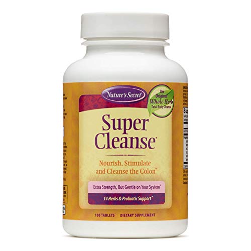 Super Cleanse | Herbal and Probiotic Support, 100 Tablets