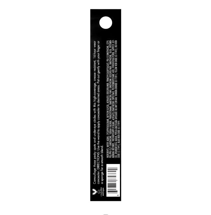 e.l.f. 16HR Camo Concealer, Full Coverage, Highly Pigmented Concealer With Matte Finish, Crease-proof, Vegan & Cruelty-Free,Tan Sand, 0.203 Fl Oz