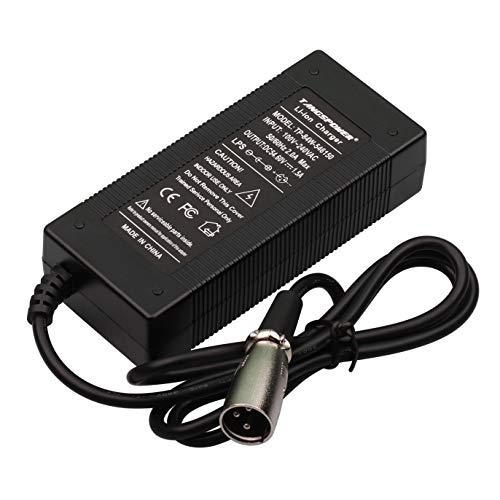 TANGSPOWER 48V Charger Output 54.6V 1.5A Ebike Charger 