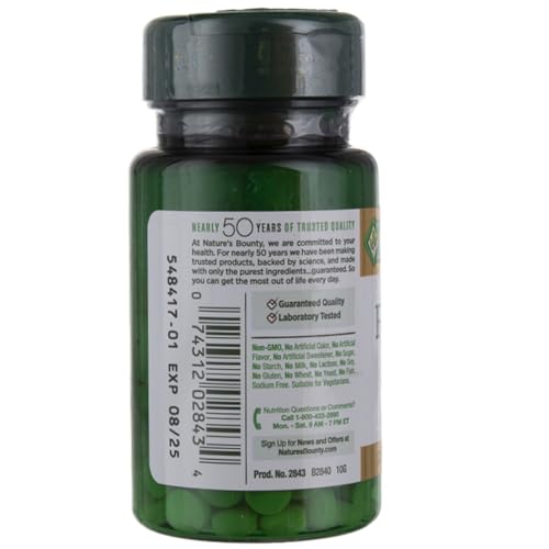 Nature&#39;s Bounty Folic Acid, 800 mcg Tablets, 25