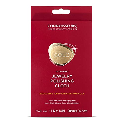 Premium Edition Extra Large Ultrasoft Polishing Cloth with Anti-Tarnish, Value Size 11x14 inches, for Gold Jewelry