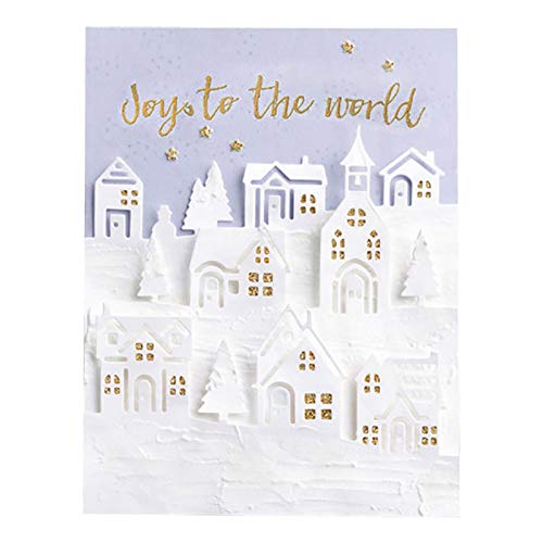 Village House Metal Cutting Dies Stencil Template Molds