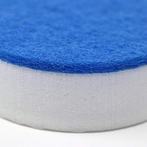 Drill Powered Magic Cleaning Sponges | High Density Melamine Pads &amp; Drill Attachment for Bathroom, Baseboards, Magic Marker &amp; More