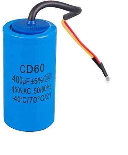 Capacitor US 450VAC 400uF Appliance Motor Start Run CD6
