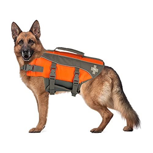 Top Paws Adjustable Reflective Life Jacket Dog Water Flotation Vest Various Sizes (Extra Large (85-100))