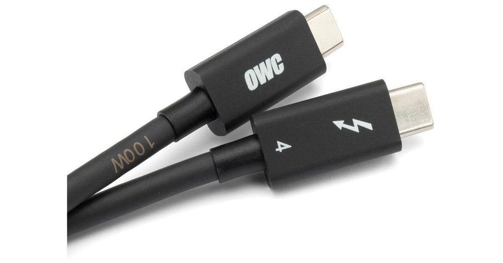 79-Inch Thunderbolt 4 and USB-C Cable with 40 GBPS Data Transfer, 100W Power Charging and 8K Video Capability (Black)