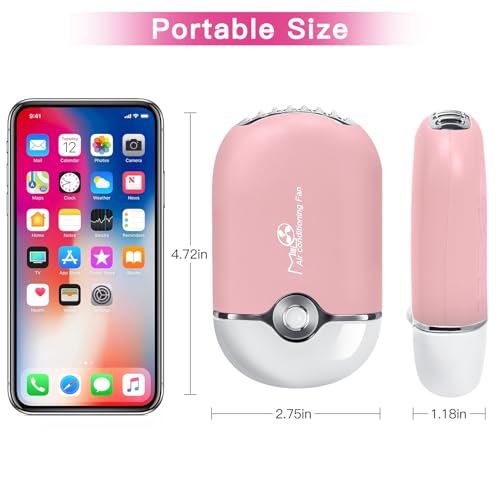 Lash Fan Mini Portable Eyelash Fan Handheld Lash Fan Dryer for Eyelash Extensions Rechargeable USB C Eyelash Dryer Air Cooling Blower Fan with Built in Sponge Lash Extension Application