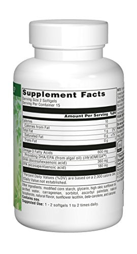 Source Naturals Vegan True, Non-Fish Omega-3s, EPA-DHA 