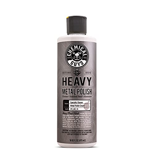 SPI_402_16, Heavy Metal Polish Restorer and Protectant, (Safe for Cars, Trucks, SUVs, RVs, Motorcycles, and More) 16 fl oz