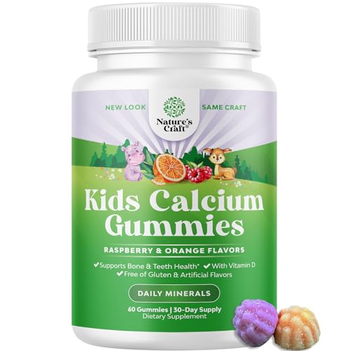 Natures Craft Tasty Kids Calcium Gummies - Vitamin D &a