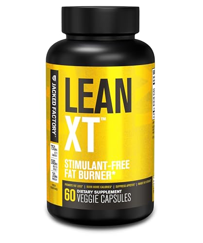 Lean-XT Caffeine Free Fat Burner - Non Stim Weight Loss Supplement, Appetite Suppressant &amp; Metabolism Booster | Acetyl L-Carnitine, Green Tea Extract, Forskolin - 60 Natural Diet Pills