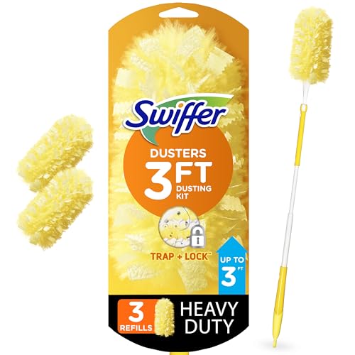 Swiffer Duster Heavy Duty 3 ft Extendable Handle Starte
