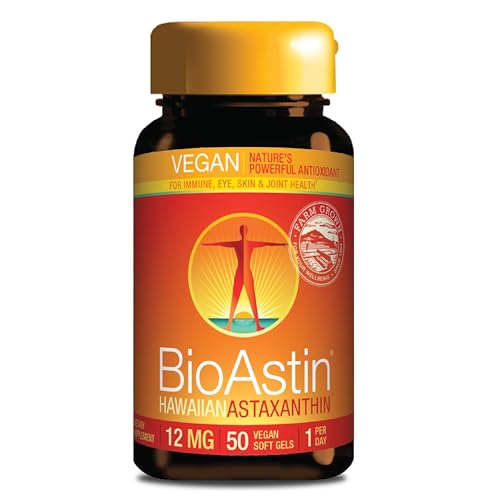 Nutrex Hawaii Vegan BioAstin Hawaiian Astaxanthin - 12m