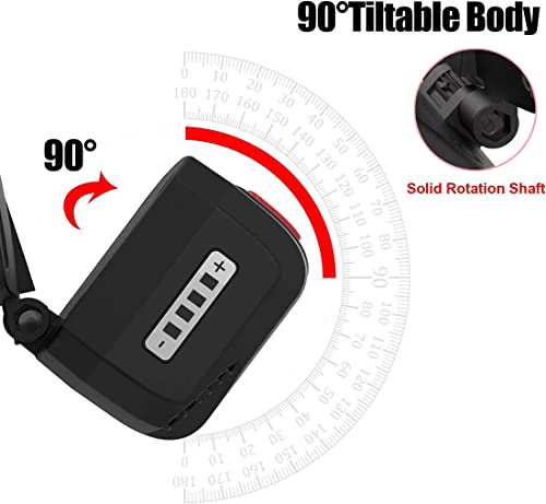 Rechargeable LED Headlamp Flashlight, 2-Pack 1000 Lumen Super Bright Motion Sensor Head Lamp, IPX5 Waterproof, Bright White Cree Led &amp; Red Light Perfect for Running, Camping, Hiking &amp; More