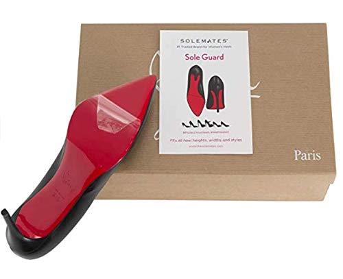 Sole Guard - 1 Set Pack (2 Sheets) - 4x6 Crystal Clear 3M Sole Sticker and Sole Protector for Christian Louboutin, Jimmy Choo and Designer Shoes