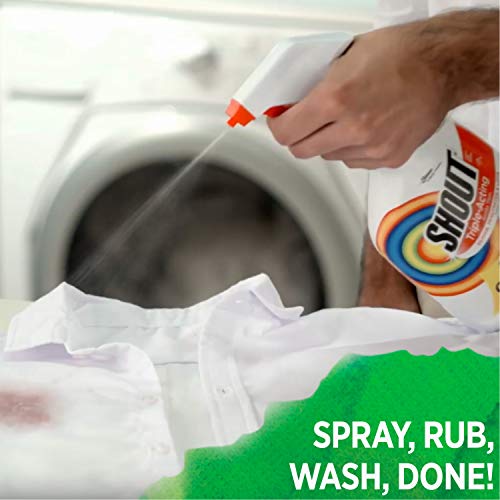 Shout Active Enzyme Laundry Stain Remover Spray for Clo