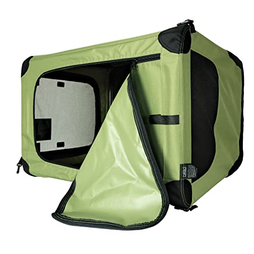 Soft-Krater Indoor and Outdoor Crate for Pets, Green