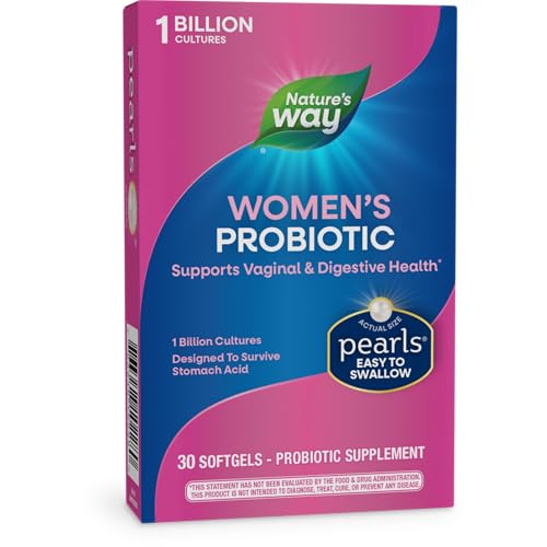 Nature's Way Women's Probiotic Pearls, Supports