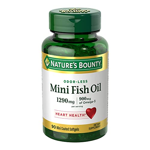 Nature&#39;s Bounty Mini Fish Oil Softgels 1290 mg,