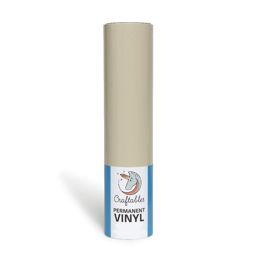 Black Vinyl Roll - Permanent, Adhesive, Glossy & Waterproof | 12 x 10' | for Crafts, Cricut, Silhouette, Expressions, Cameo, Decal, Signs, Stickers
