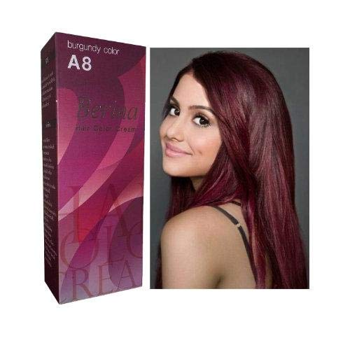 Hair Color Cream Permanent A08 -Burgundy color