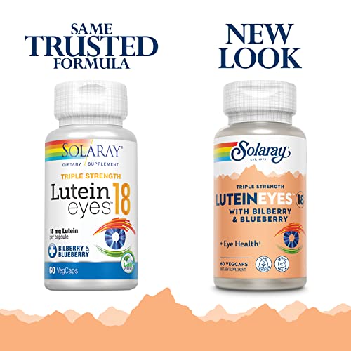 Triple Strength Lutein Eyes, 18 mg | Eye & Macular Health Support Supplement w/Naturally Occurring Lutein and Zeaxanthin | Non-GMO (60 CT)